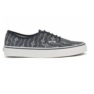 VANS Authentic (Indigo) Mood Indigo Navy Blue White Womens Sneakers